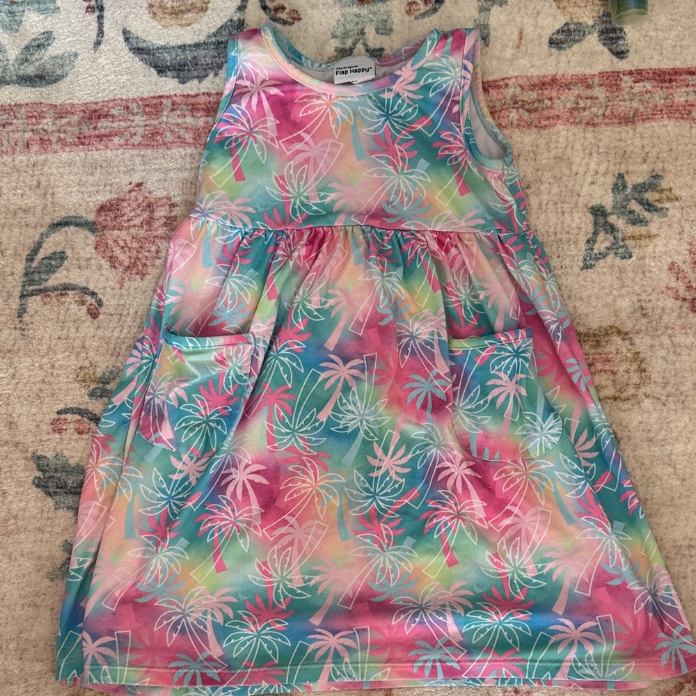 Colorful Flap Happy sundress